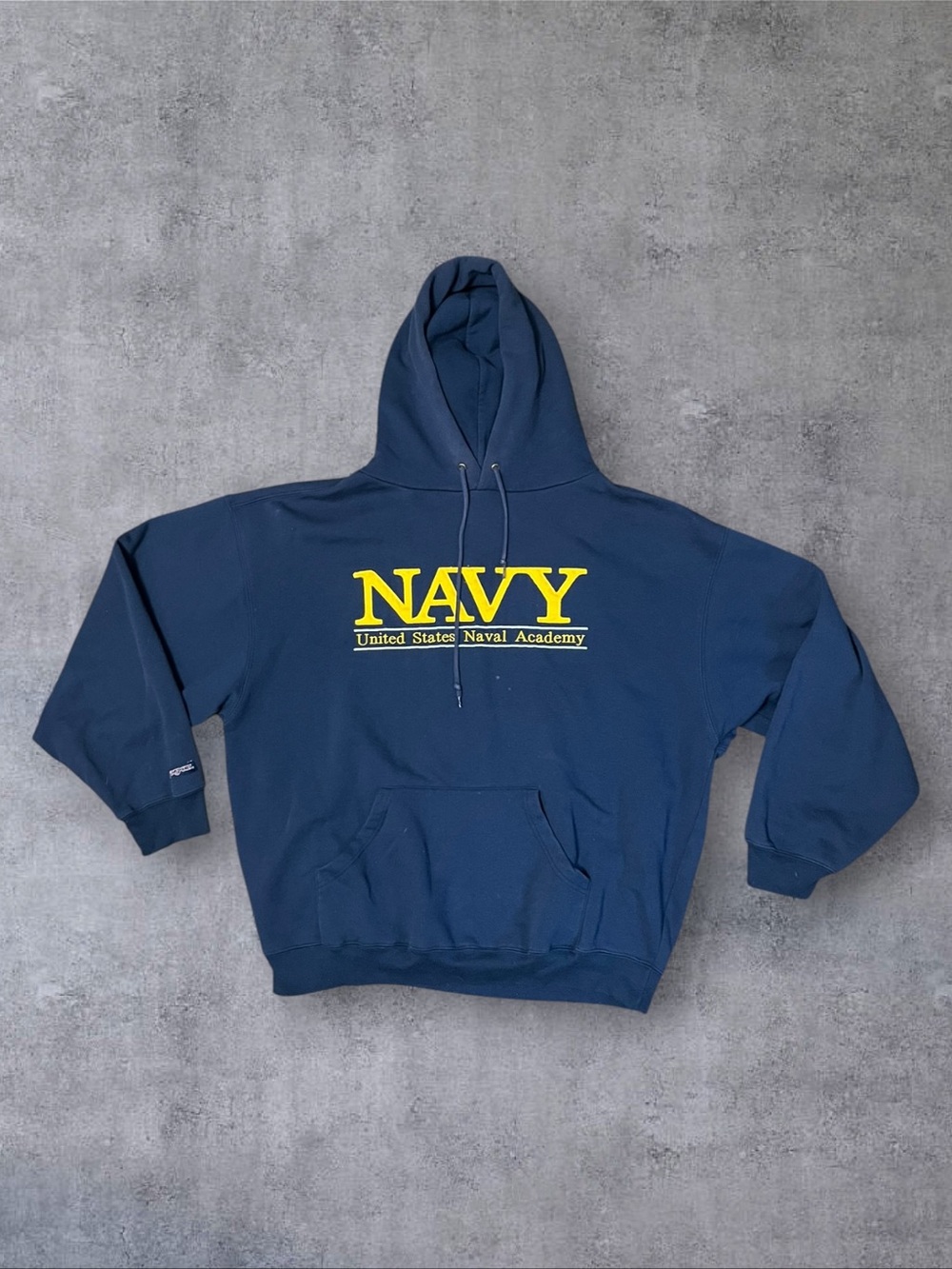 Vintage 90s / 2000s y2k Jansport Sz XL Navy United States Naval Academy Hoodie